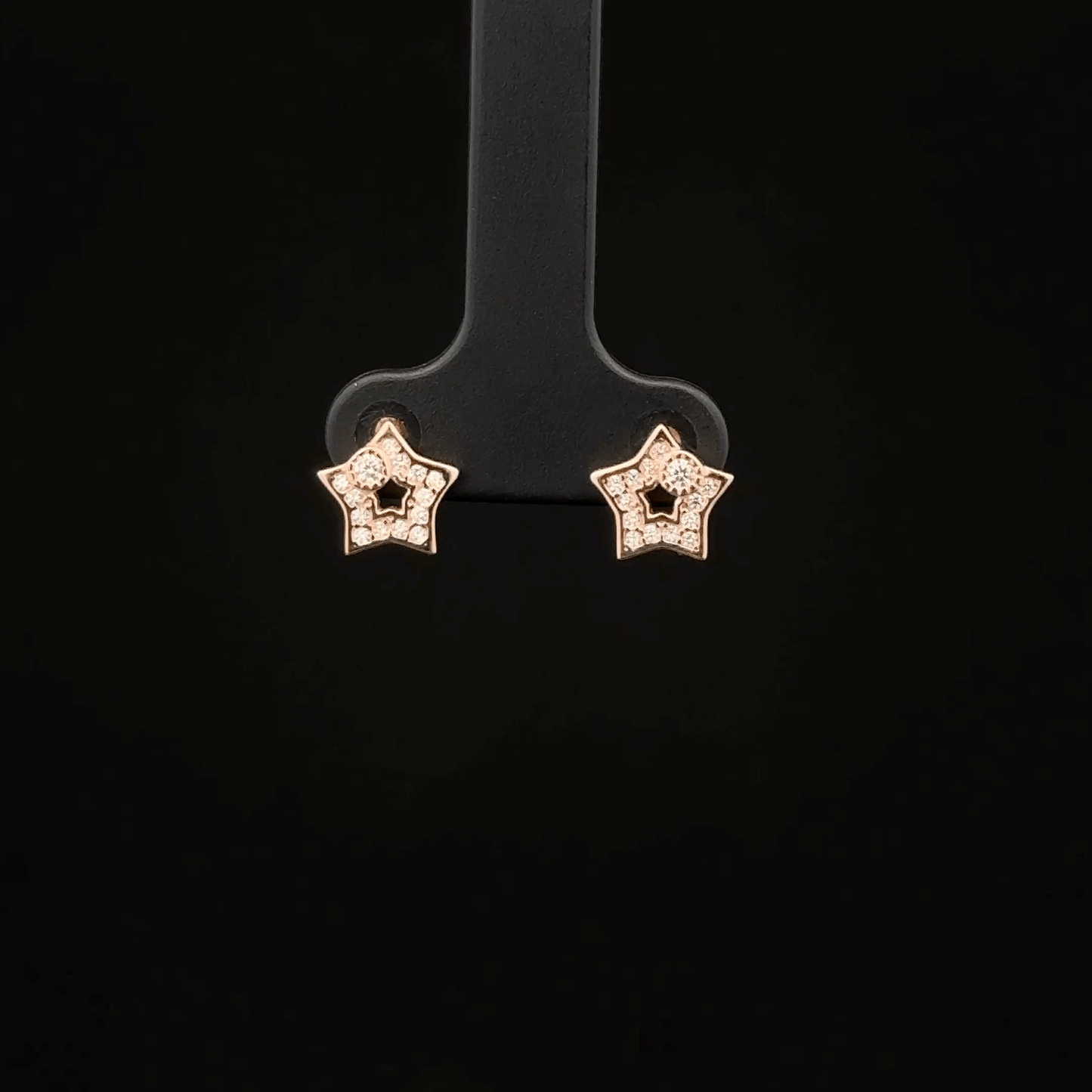 ROSEGOLD STAR EARRING