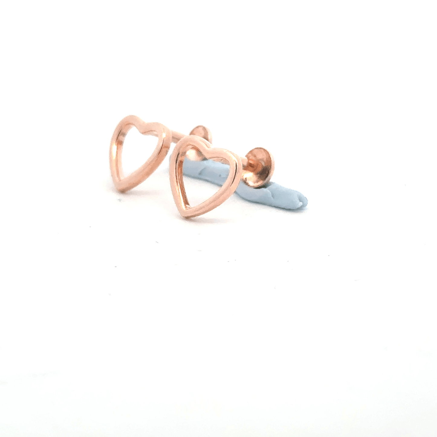 Rosegold Heart Earring