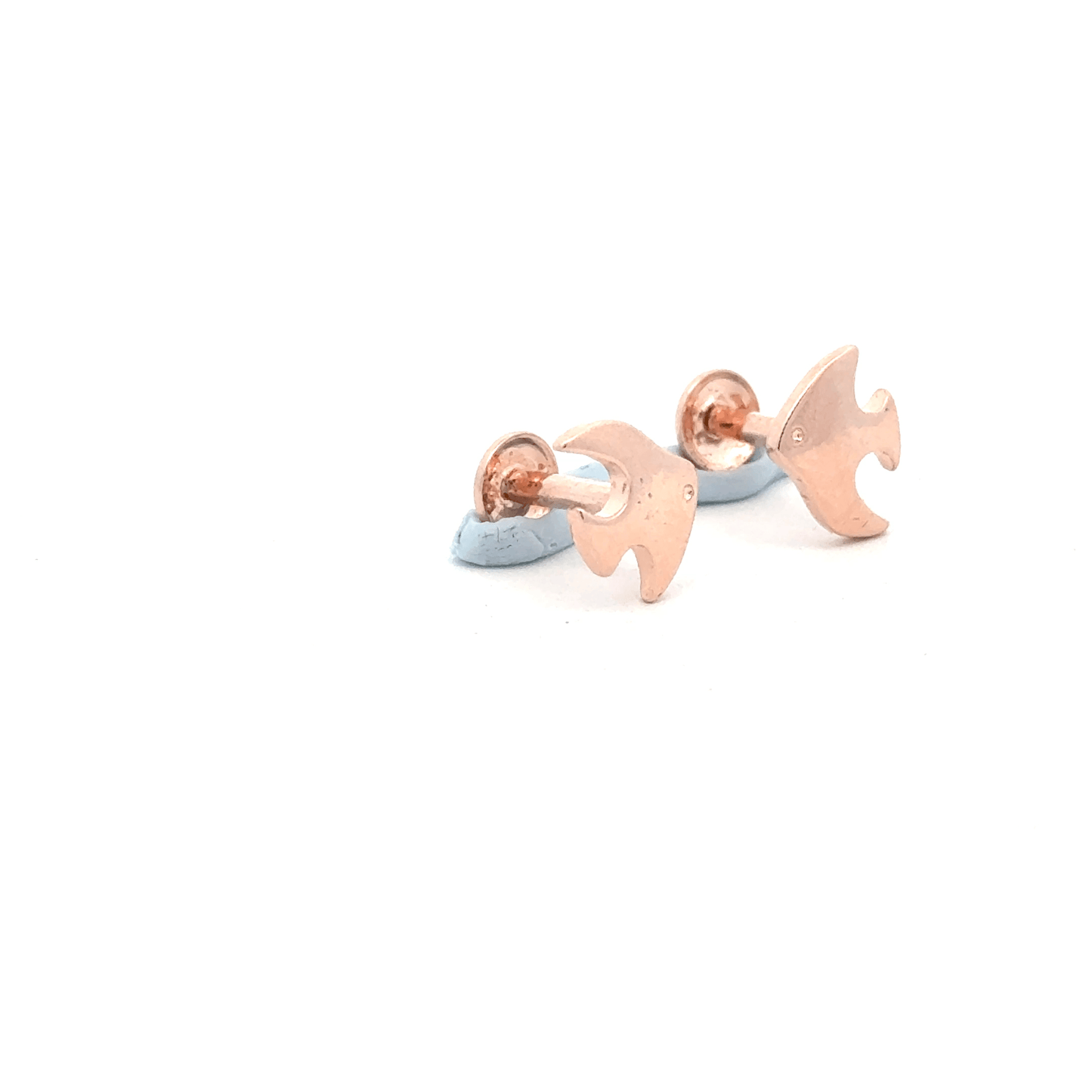 Rosegold Fish Earring