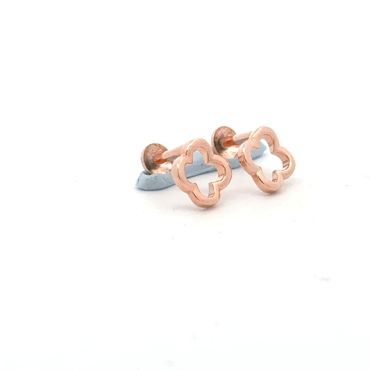 Flower Rosegold Earring