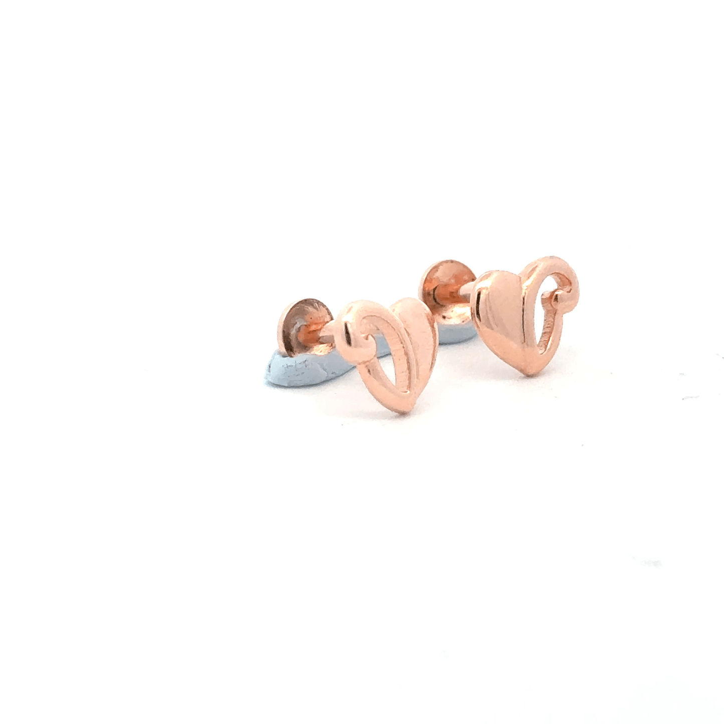 Heart Rosegold Earring