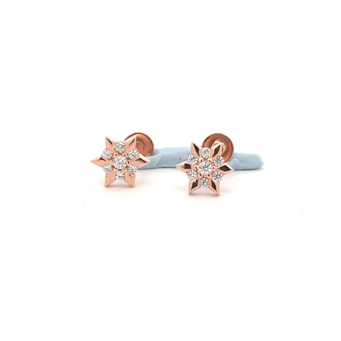 Star Rosegold Earring