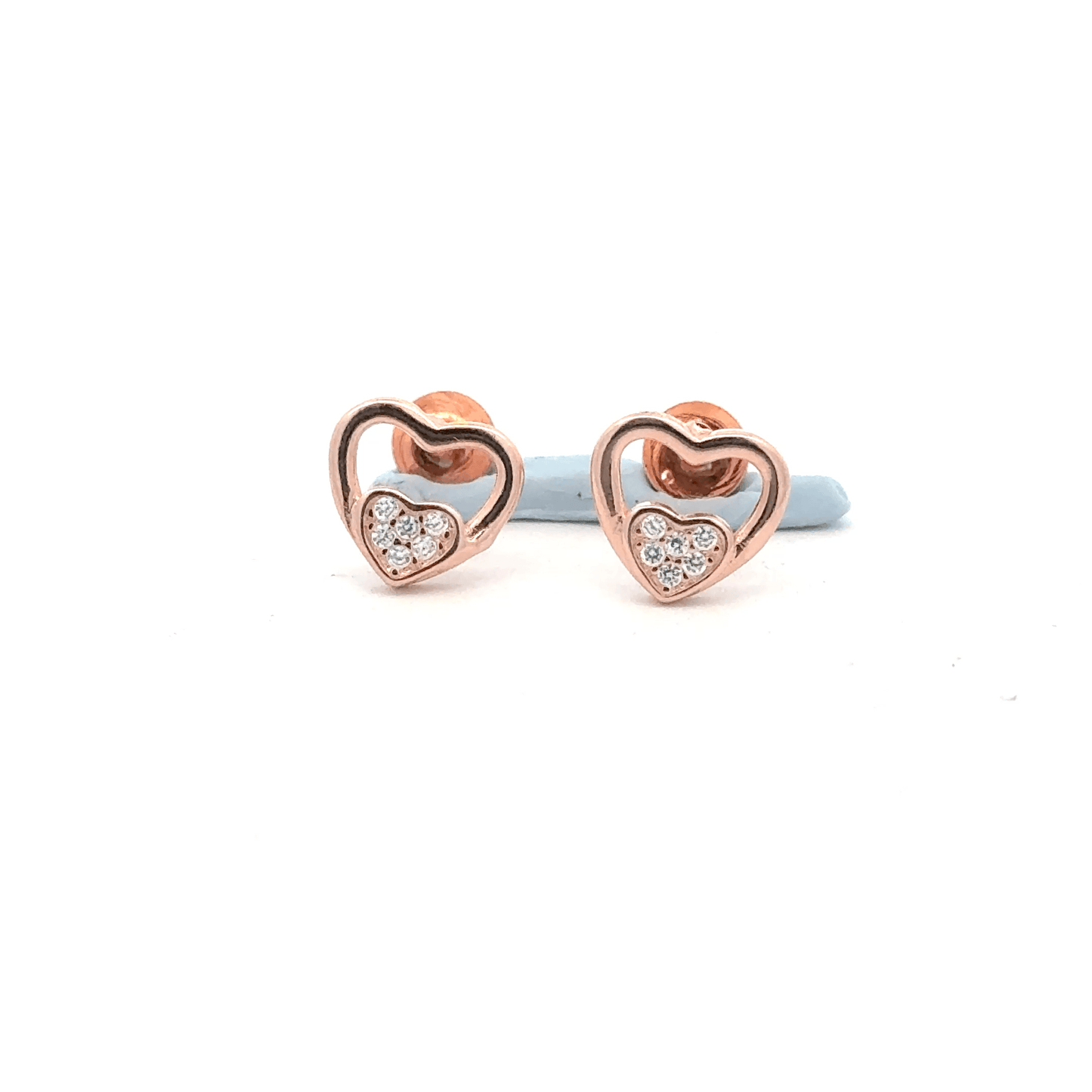 Heart Rosegold Earring