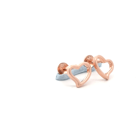Heart Rosegold Earring