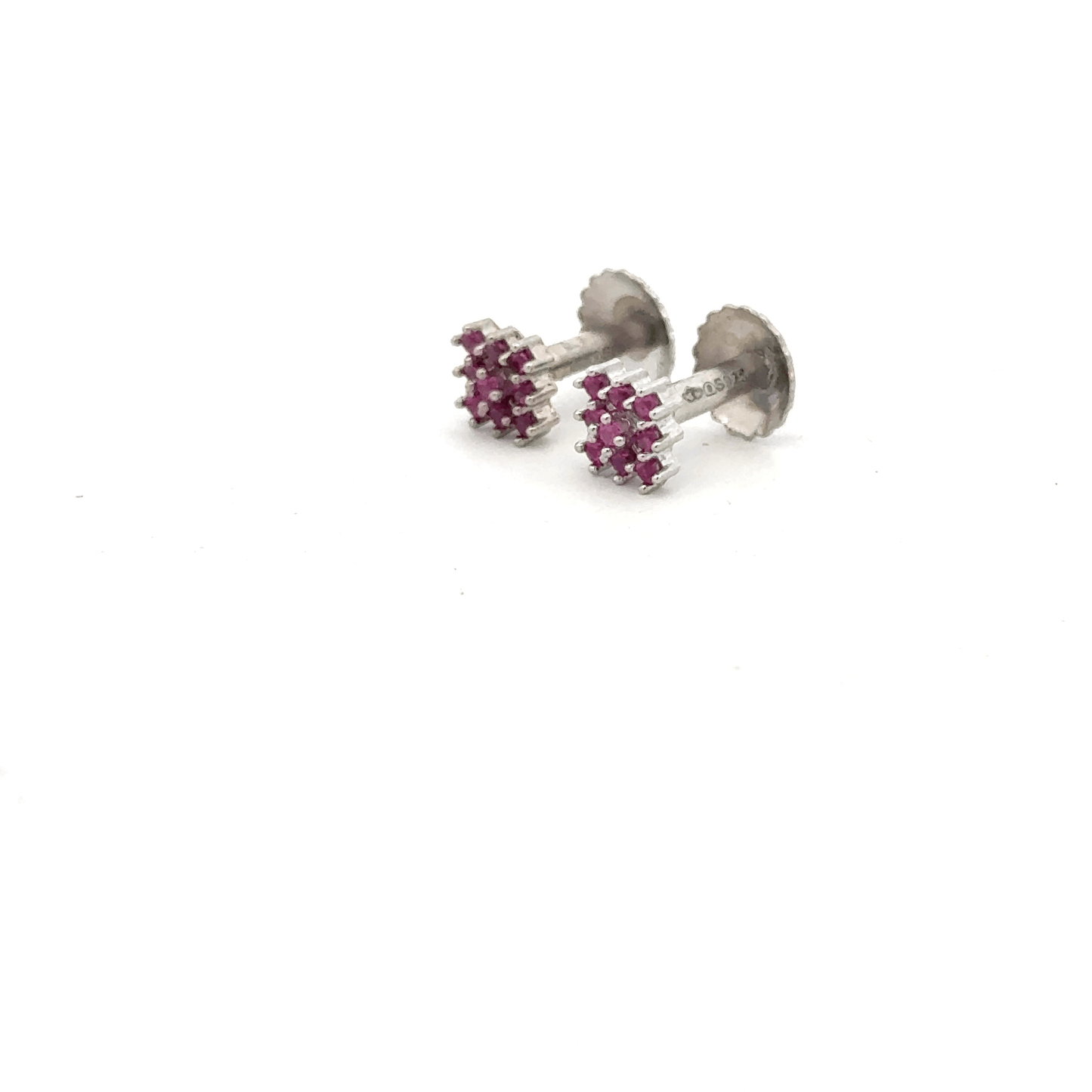 Red Multistone Earring