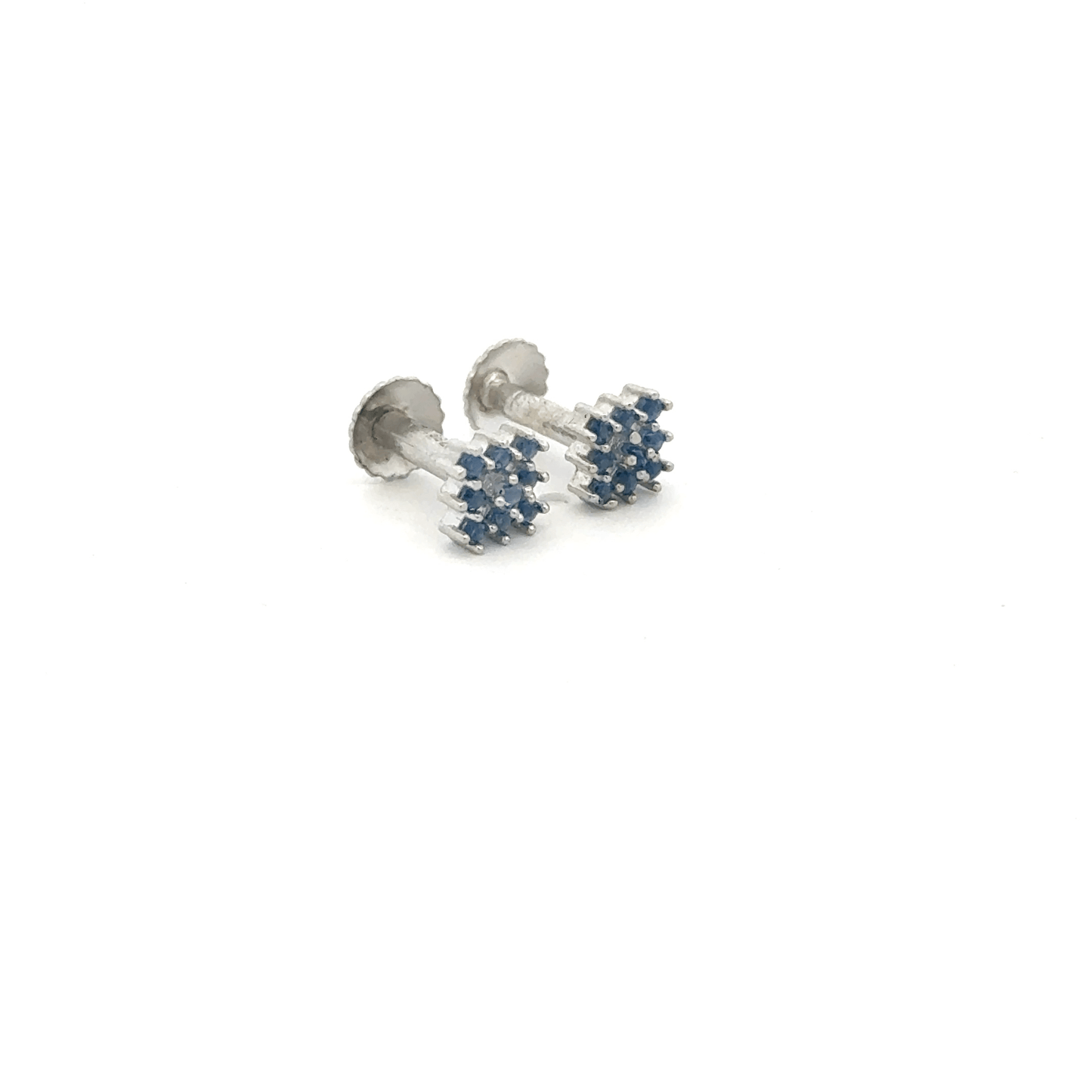 Multistone Blue Earrings