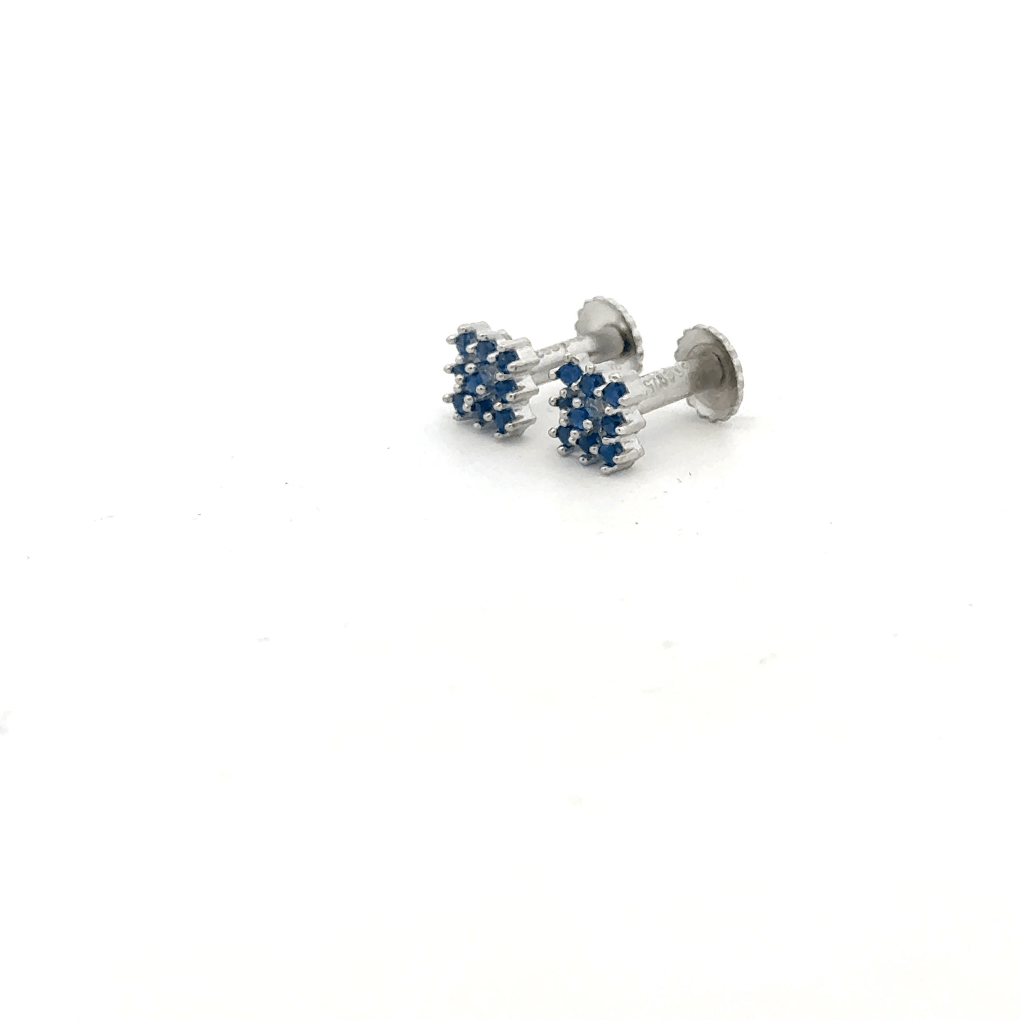 Multistone Blue Earrings
