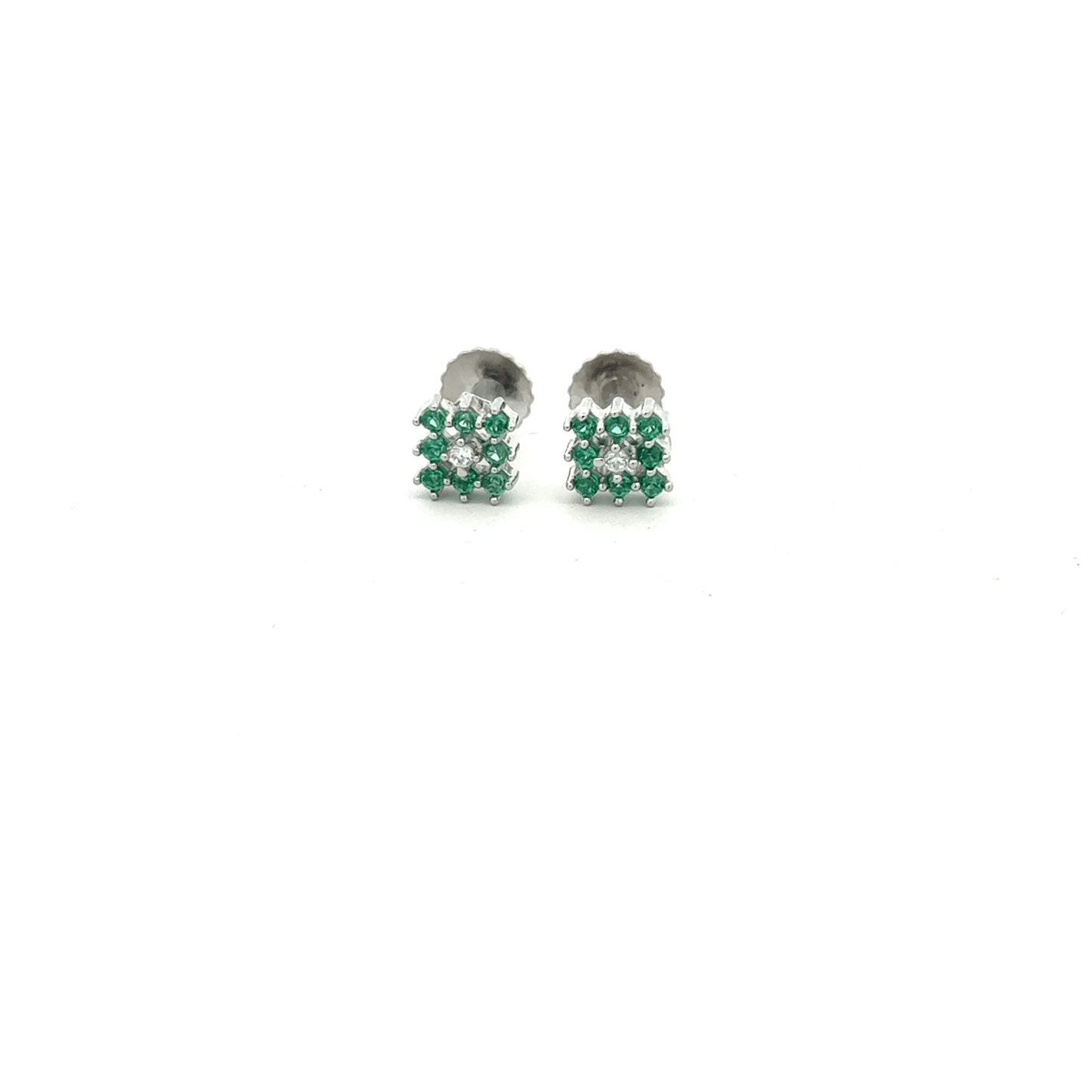 Green Multistone Earring