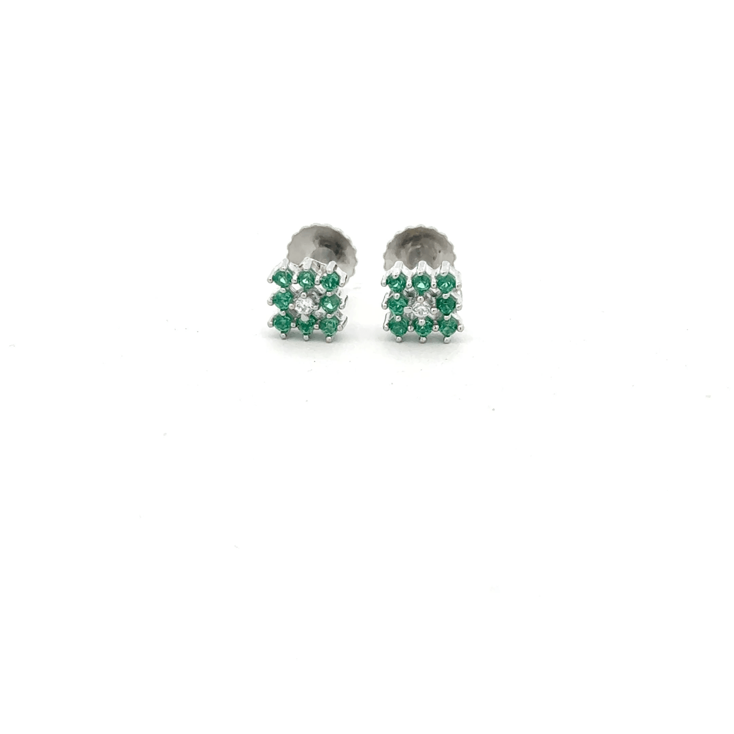 Green Multistone Earring