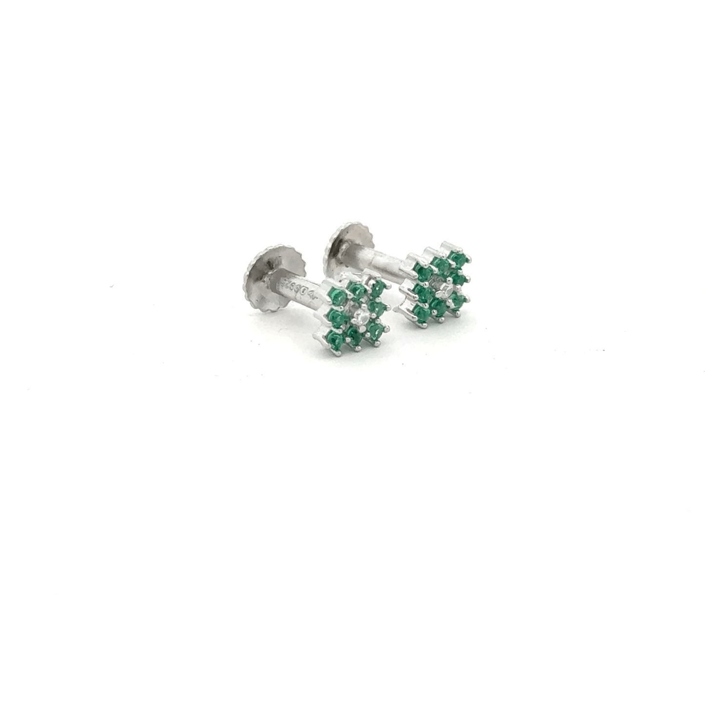 Green Multistone Earring