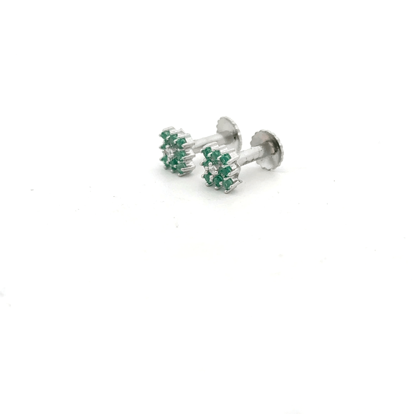 Green Multistone Earring