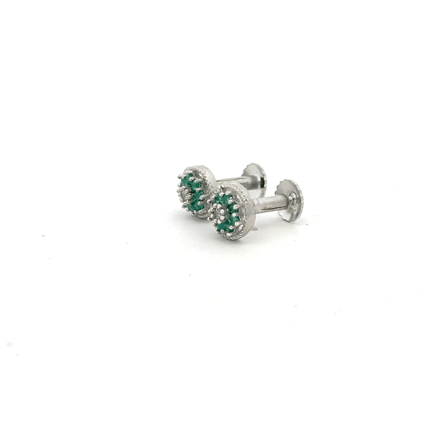 Green Multistone Earring