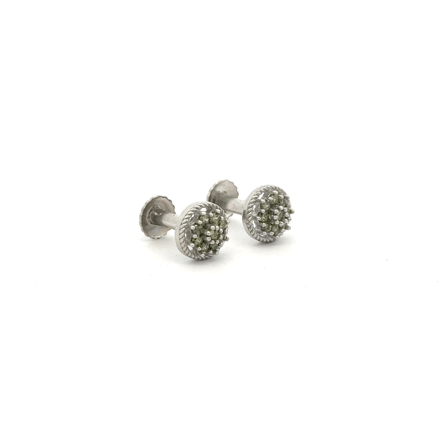Green Multistone Earring