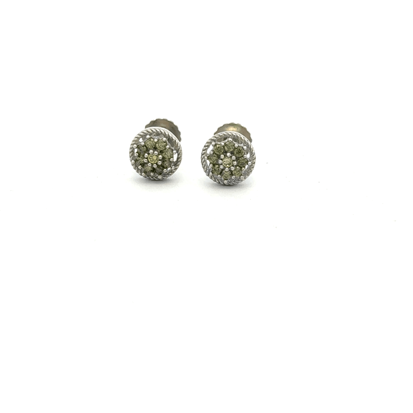 Green Multistone Earring