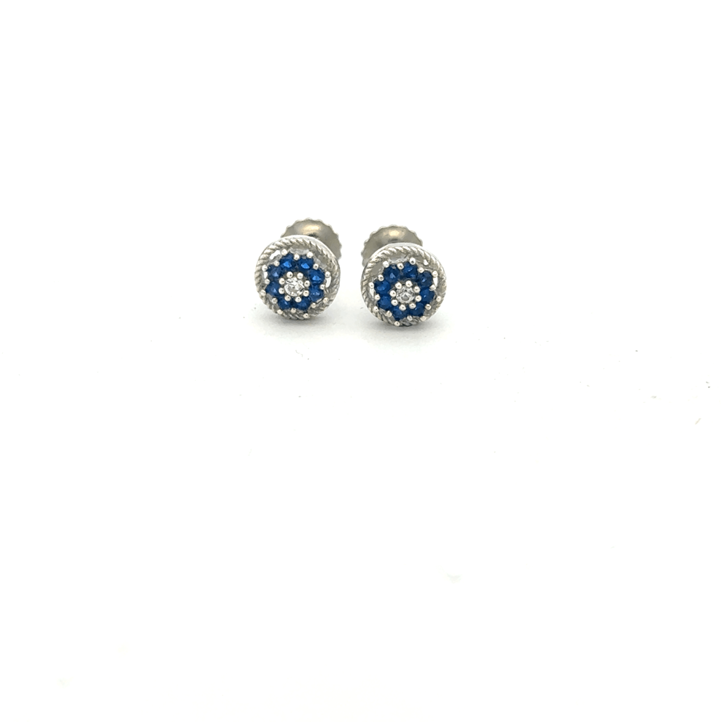 Multistone Blue Earrings