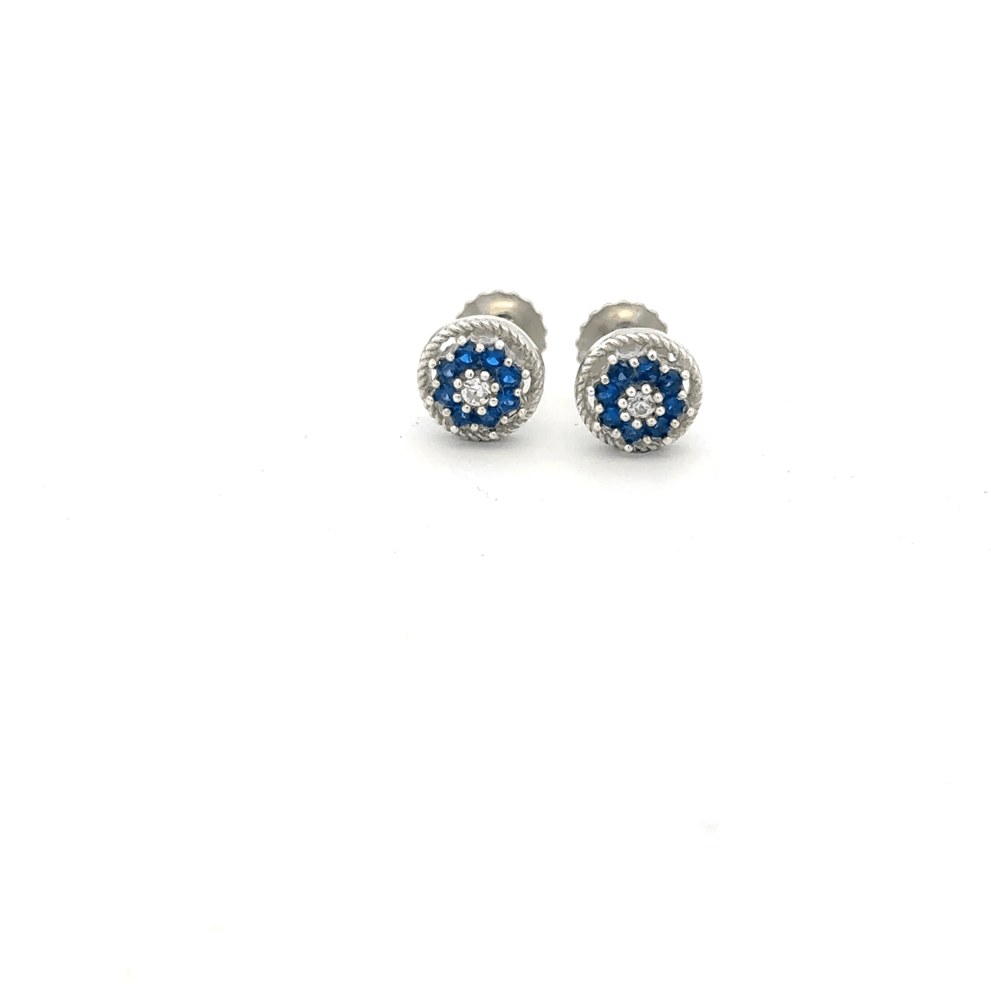 Multistone Blue Earrings