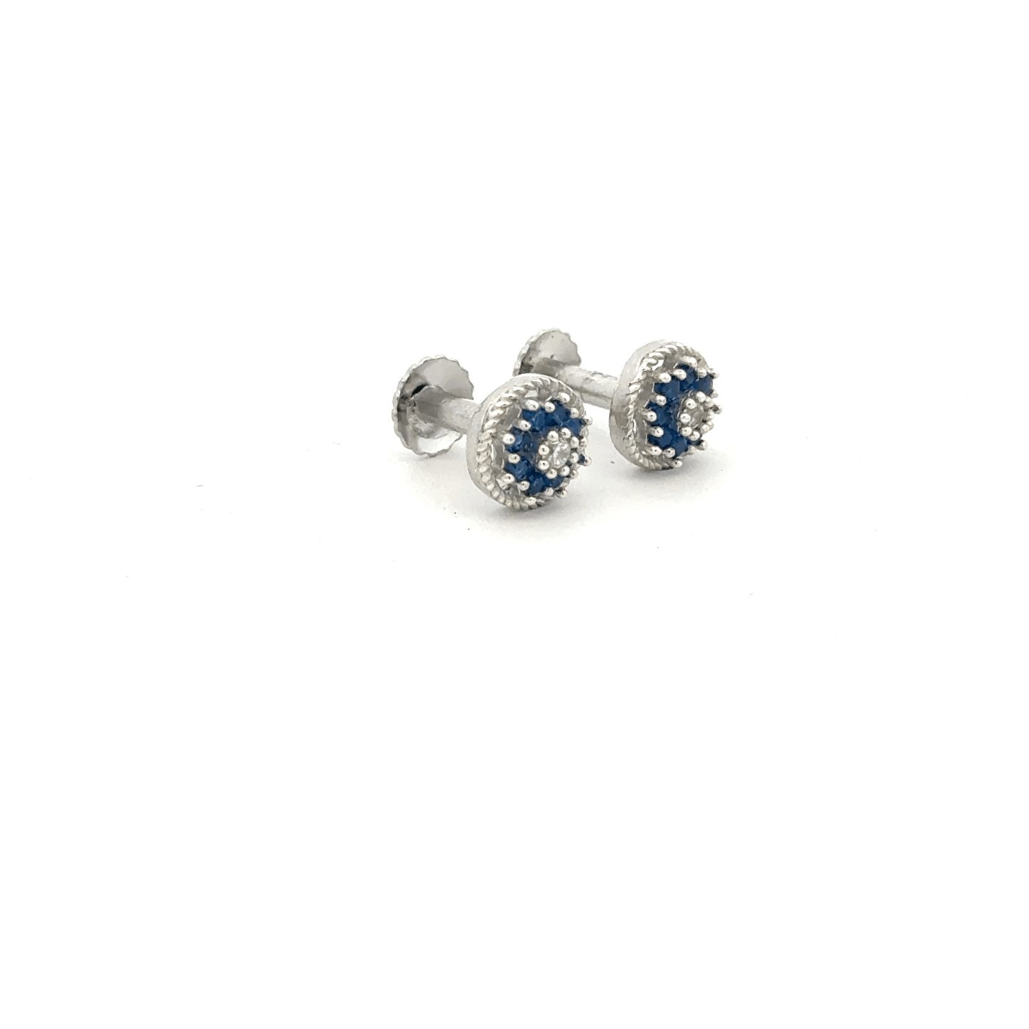 Multistone Blue Earrings