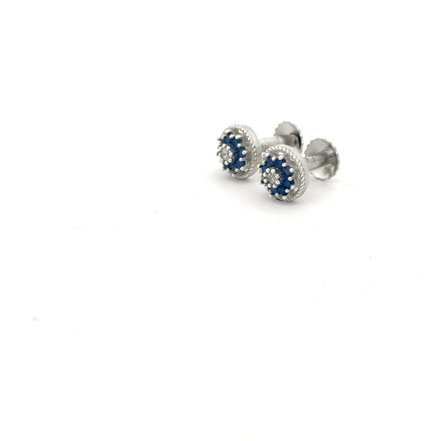 Multistone Blue Earrings