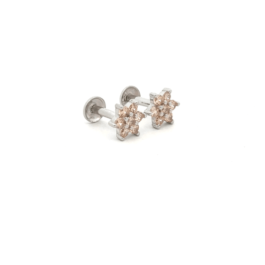 Star Light Orange Earrings