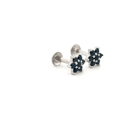 Satdani Black Stone Earrings