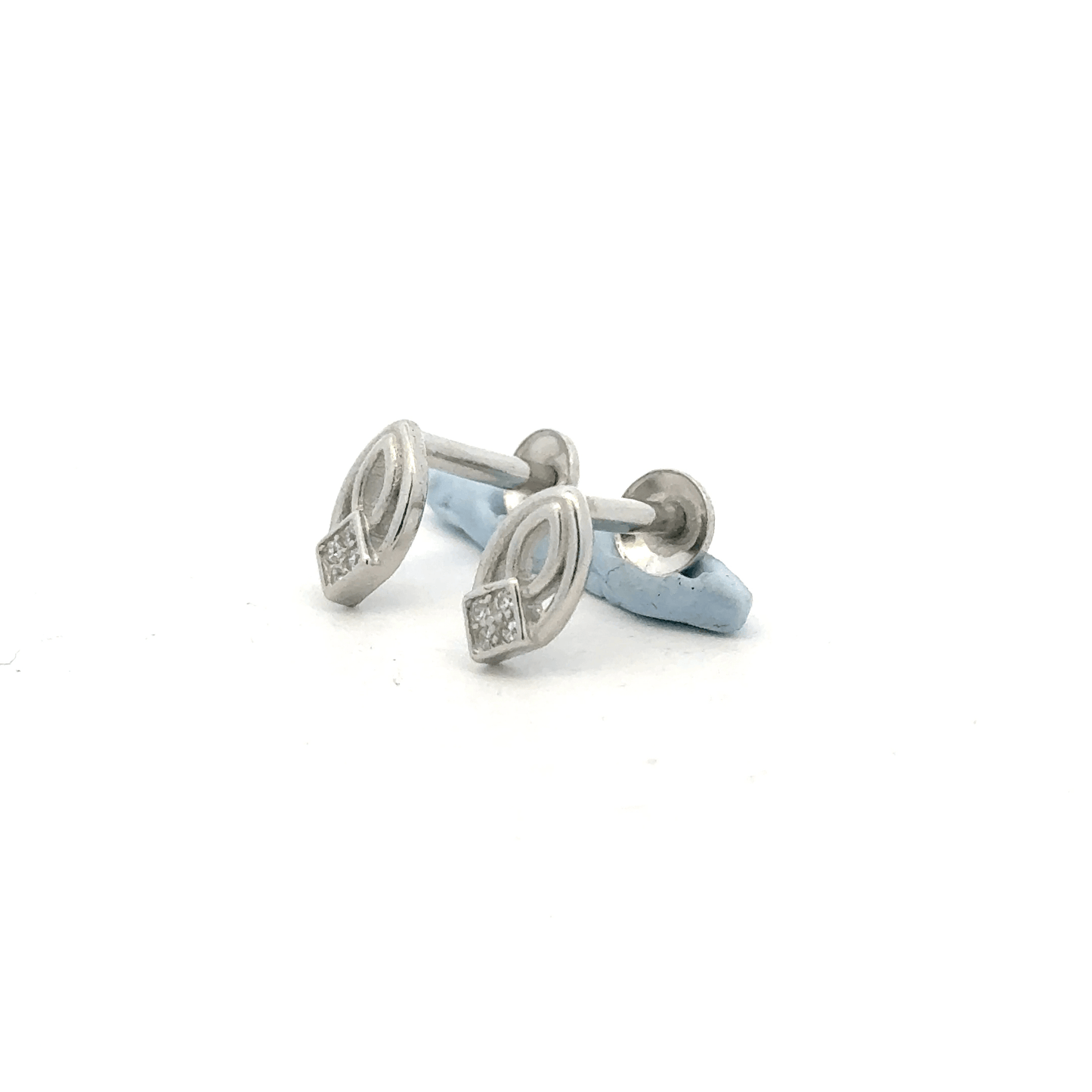 Oval Stone Earring