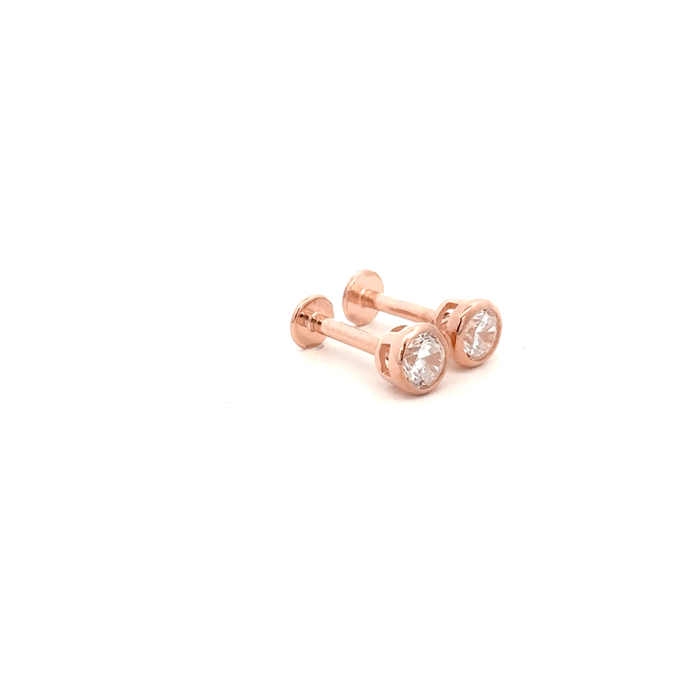 White Stone Stud