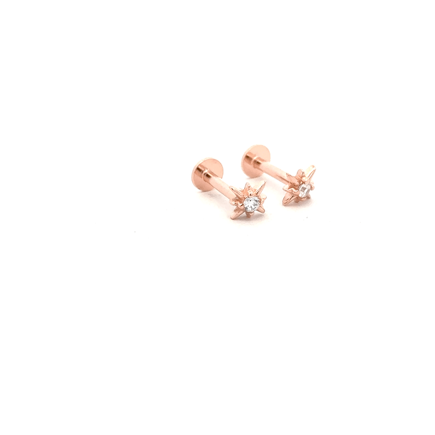 White Stone Stud