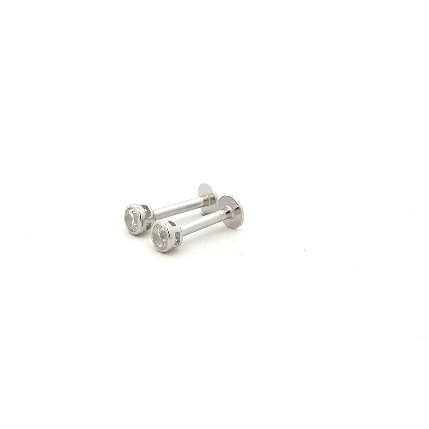 White Stone Stud