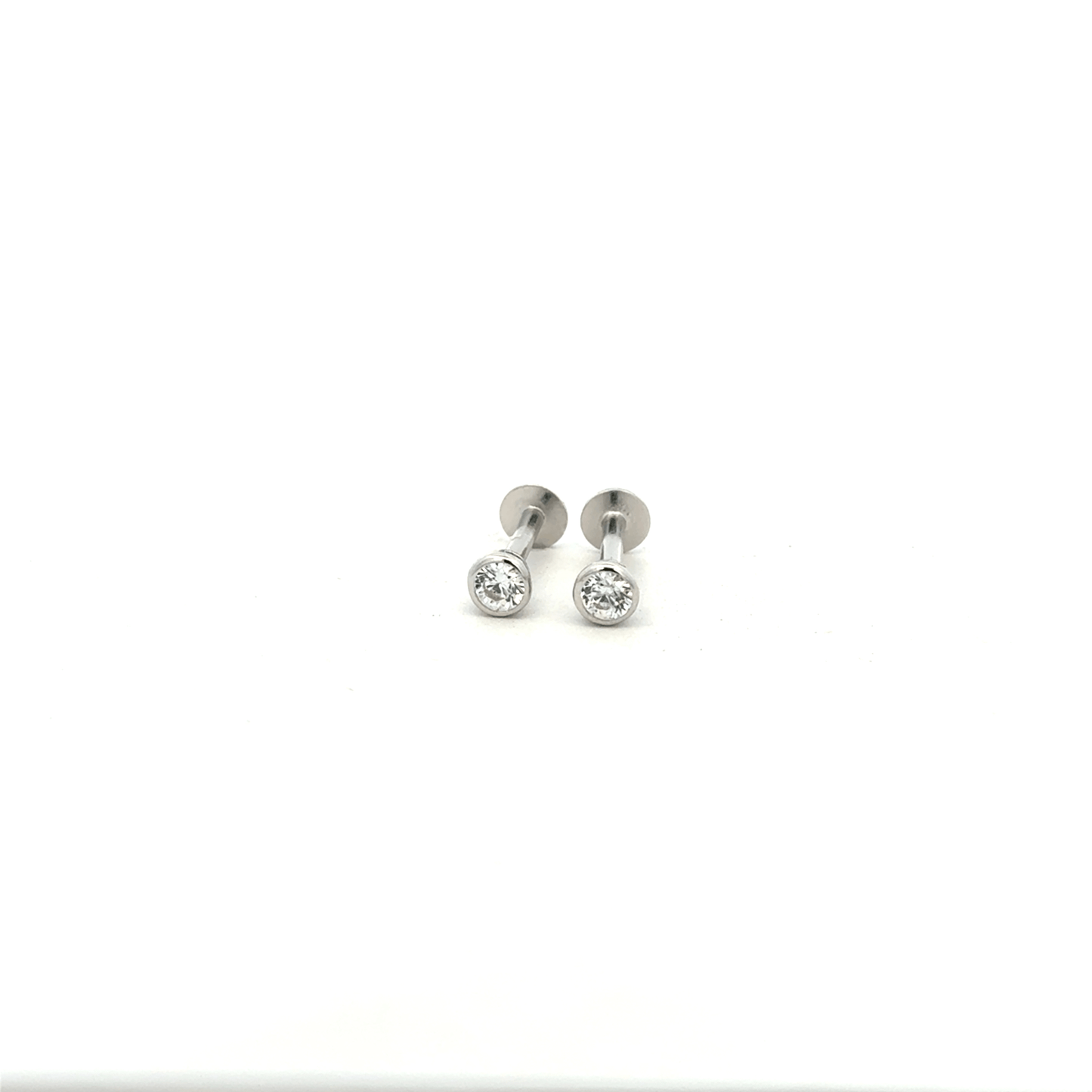 White Stone Stud