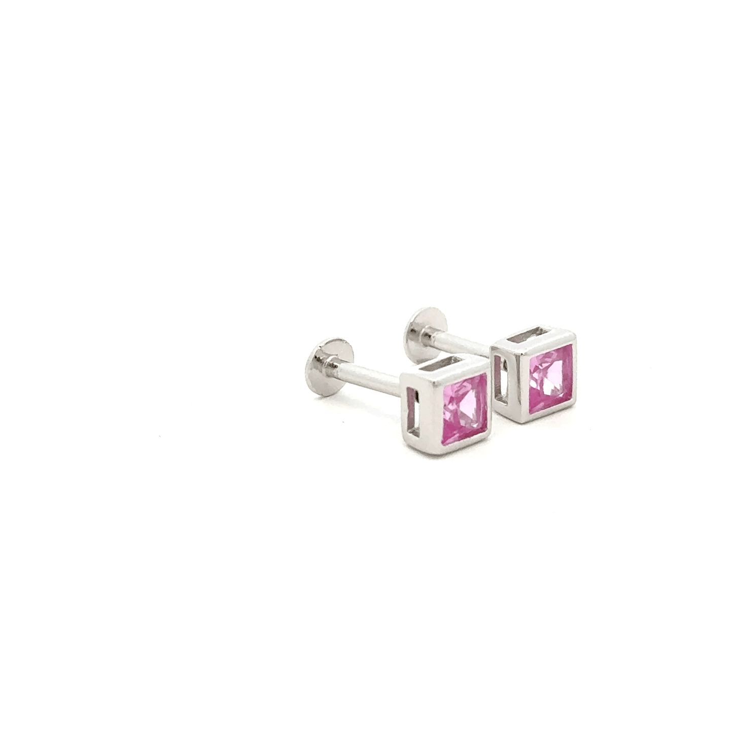 Pink Stone Stud