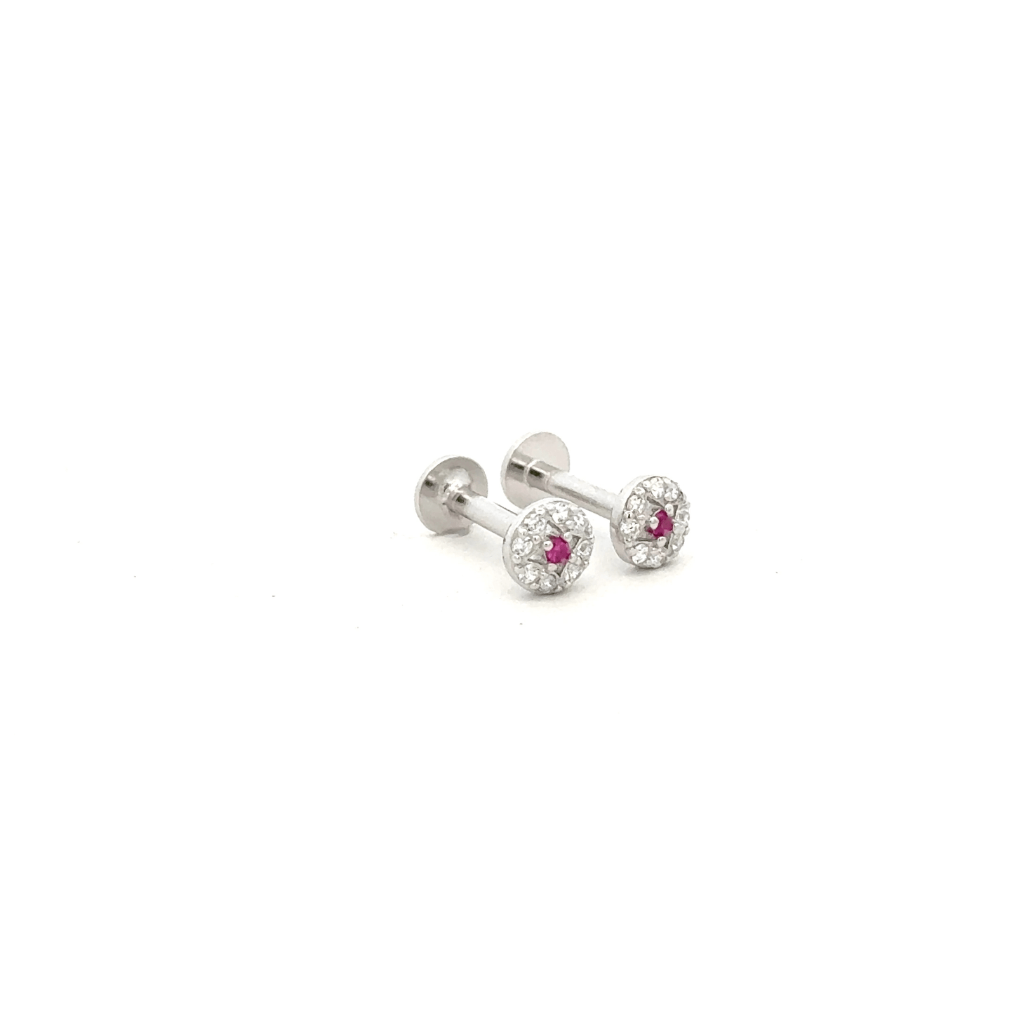 White Stone Stud
