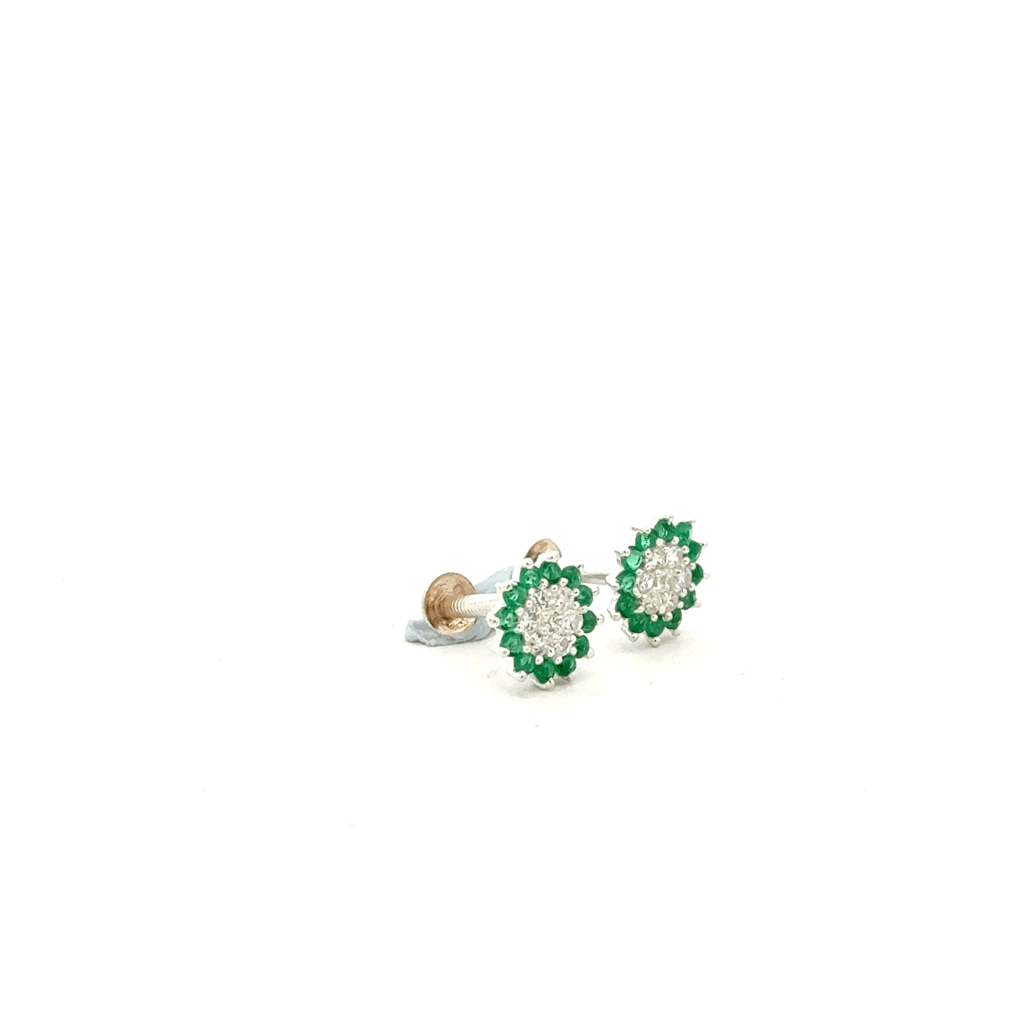 Multistone Green Second Earrings