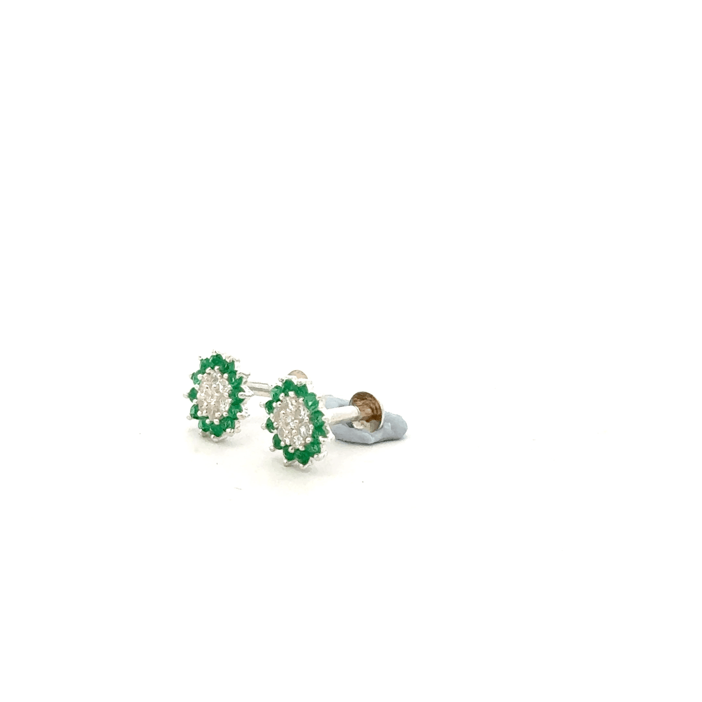 Multistone Green Second Earrings