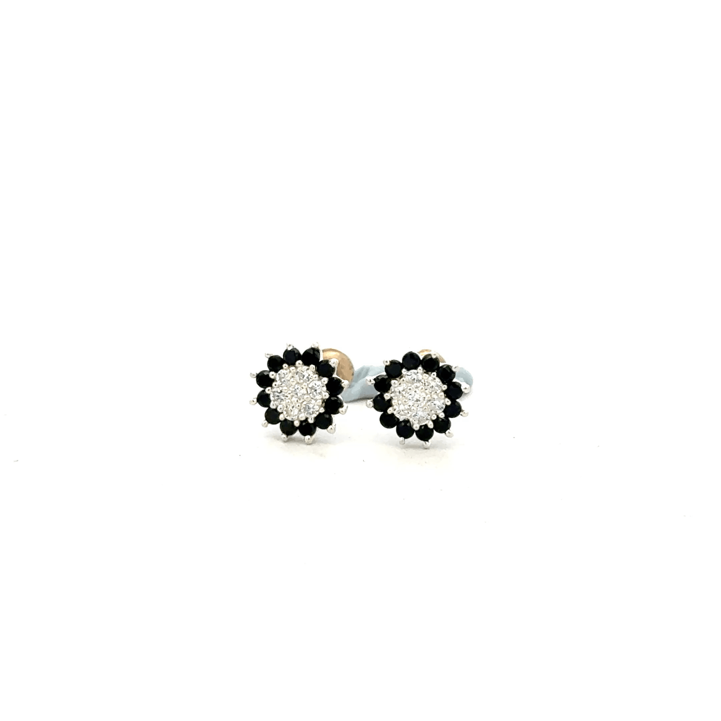 Multistone Black Second Earrings