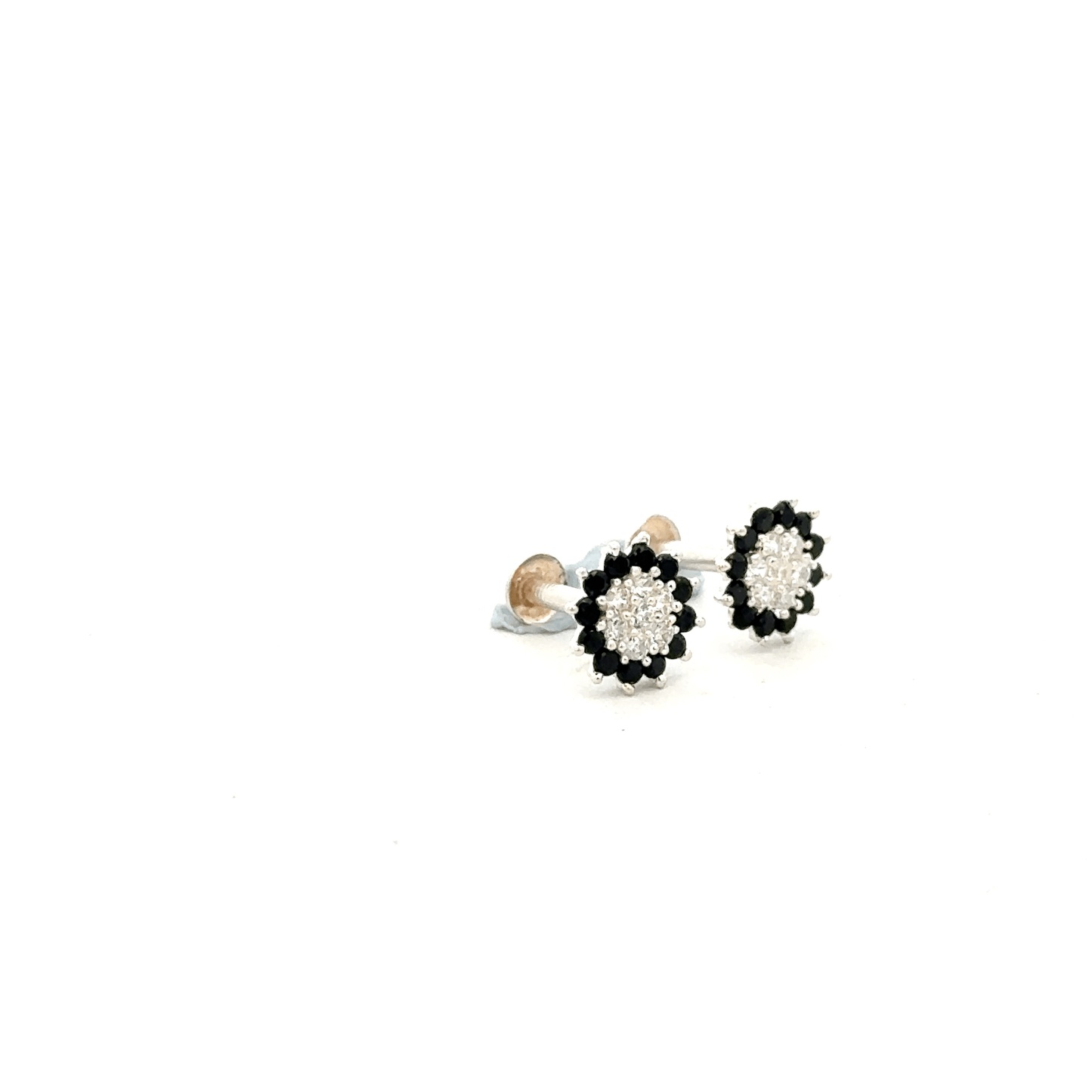 Multistone Black Second Earrings