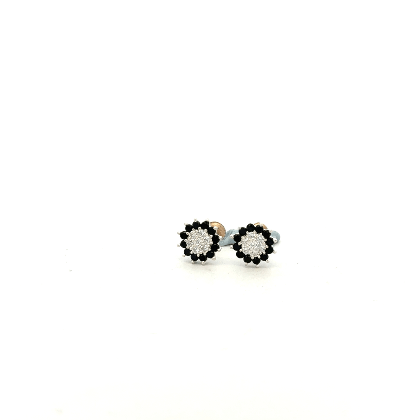 Multistone Black Second Earrings