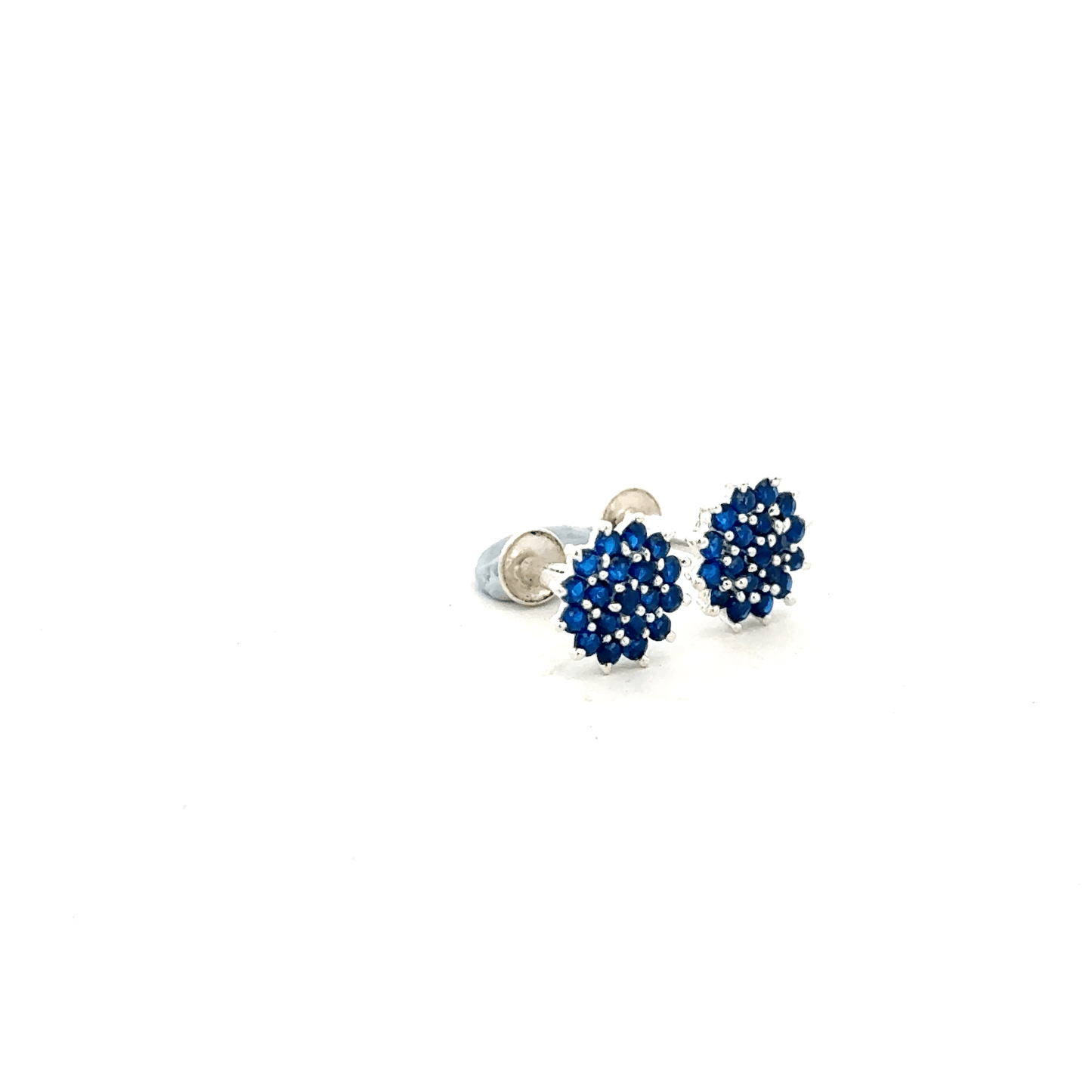 Multistone Blue Second Earring