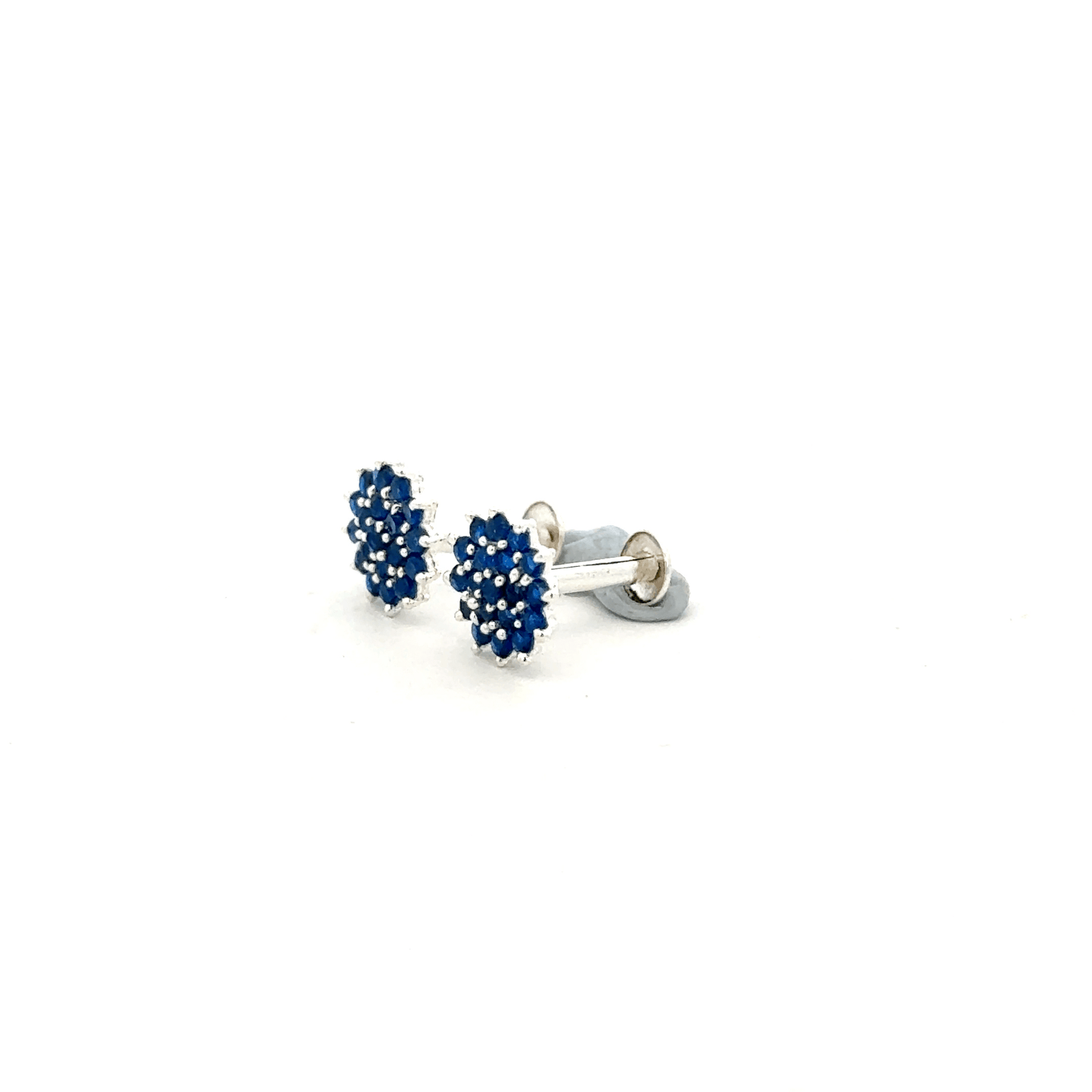 Multistone Blue Second Earring