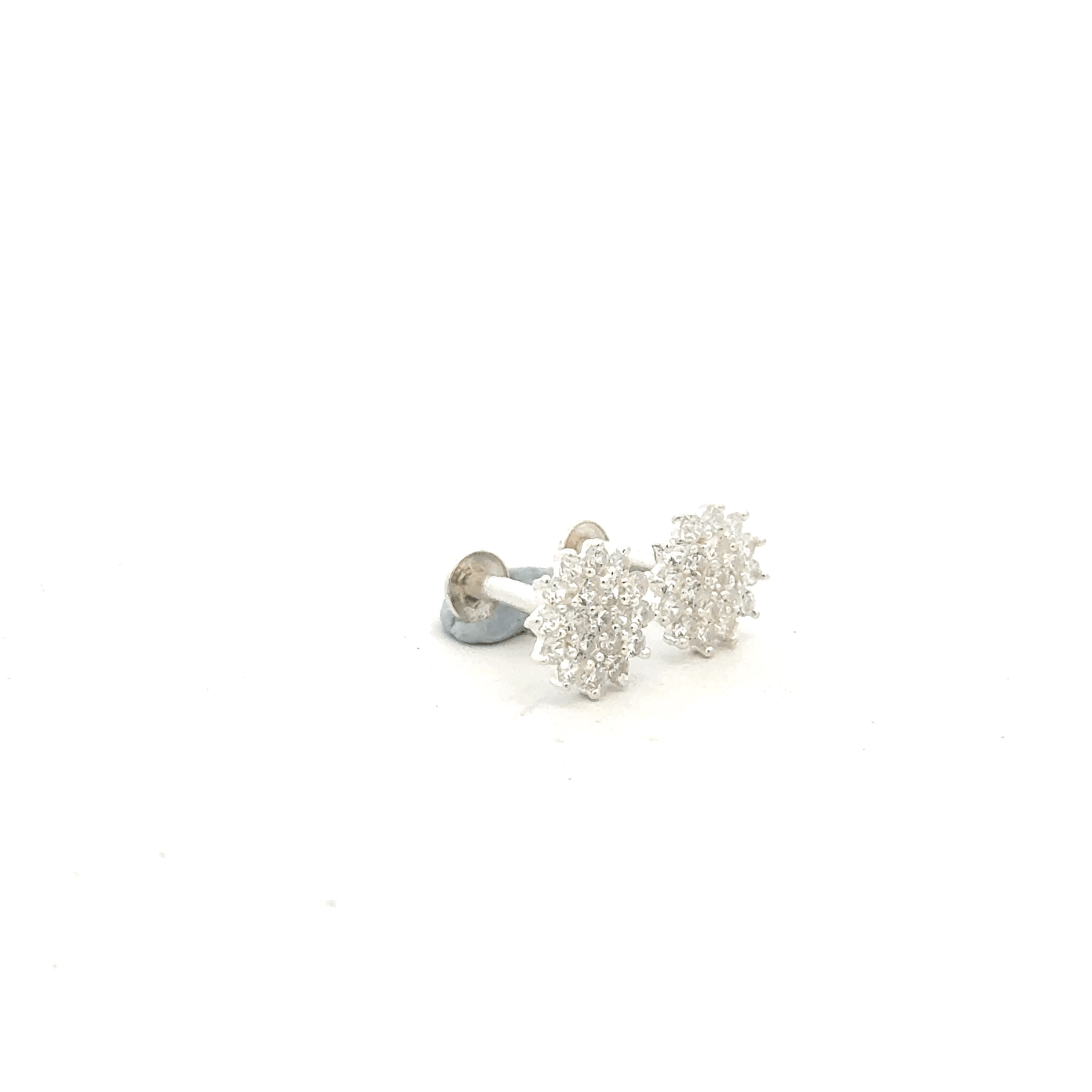 Multistone White Second Earring