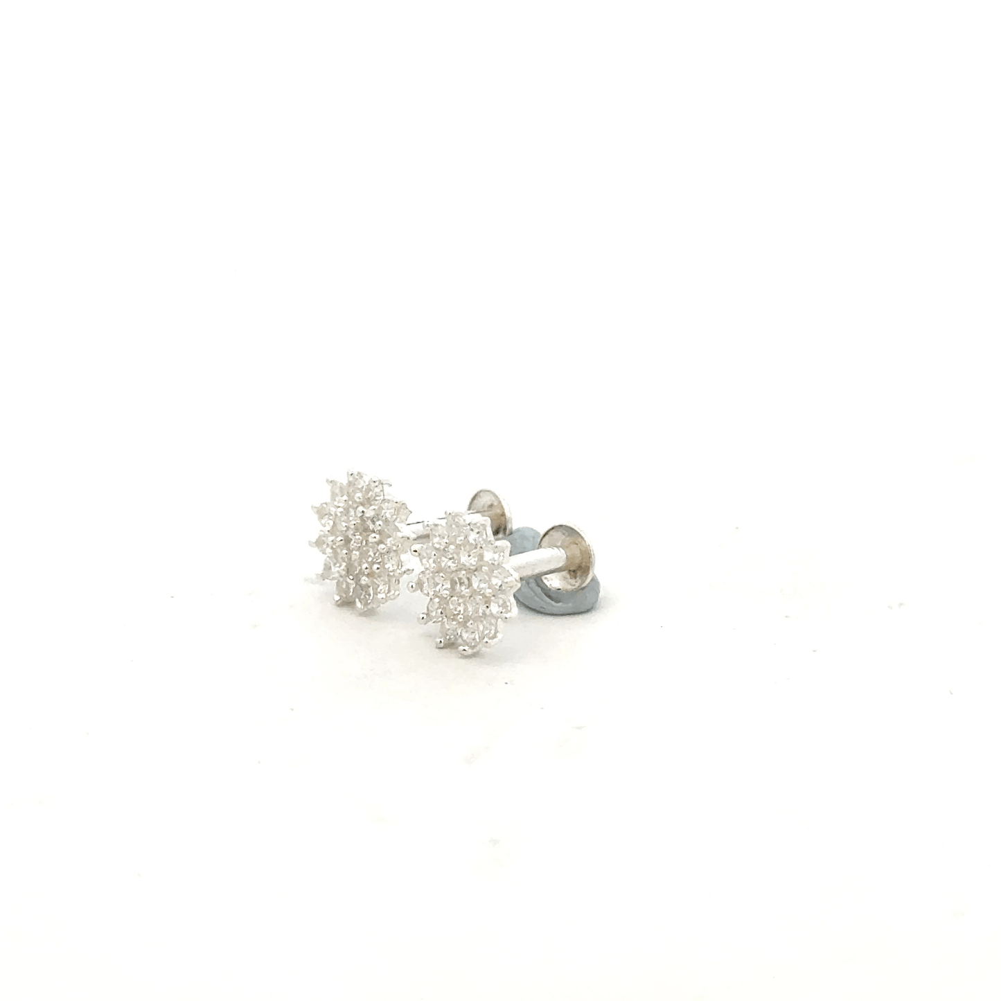 Multistone White Second Earring