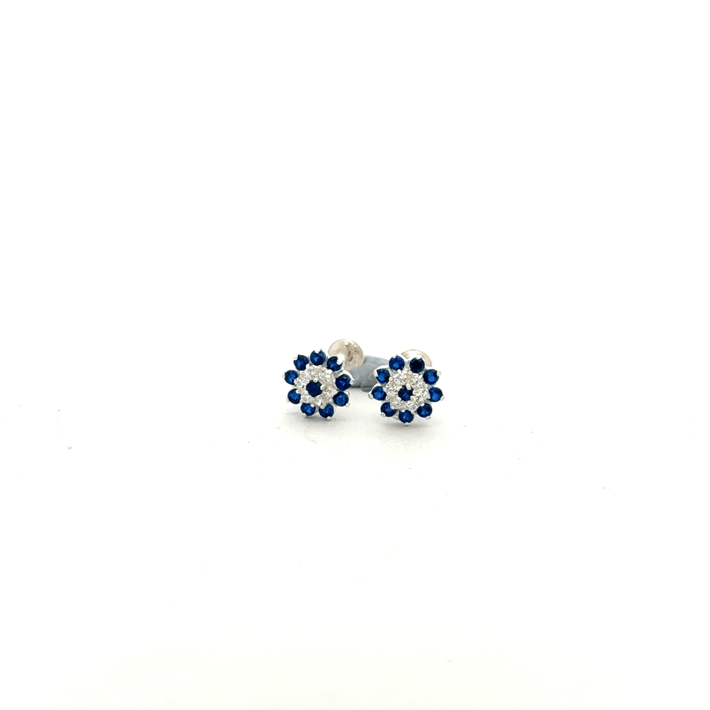 Multistone Blue Second Earring