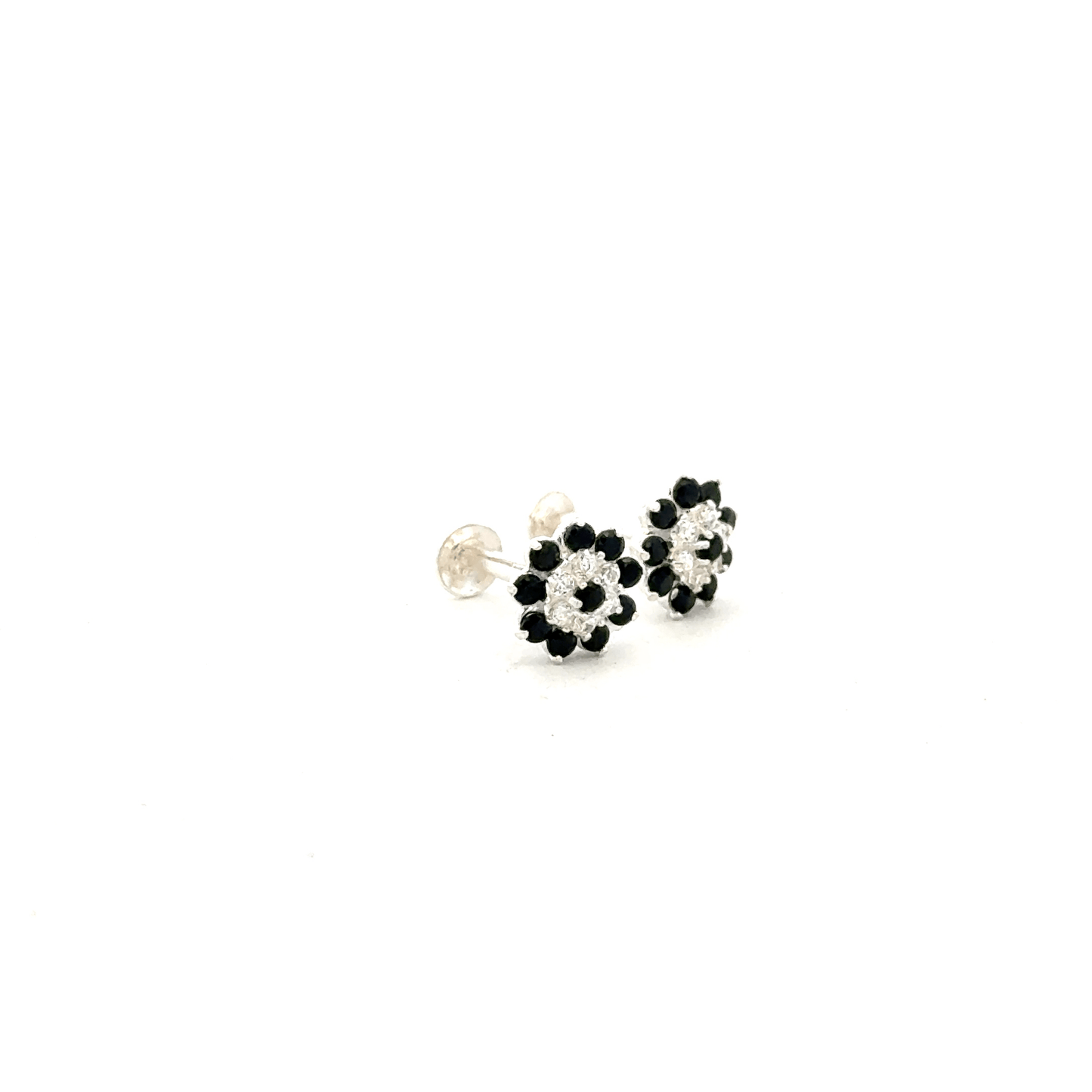 Multistone Black Second Earring