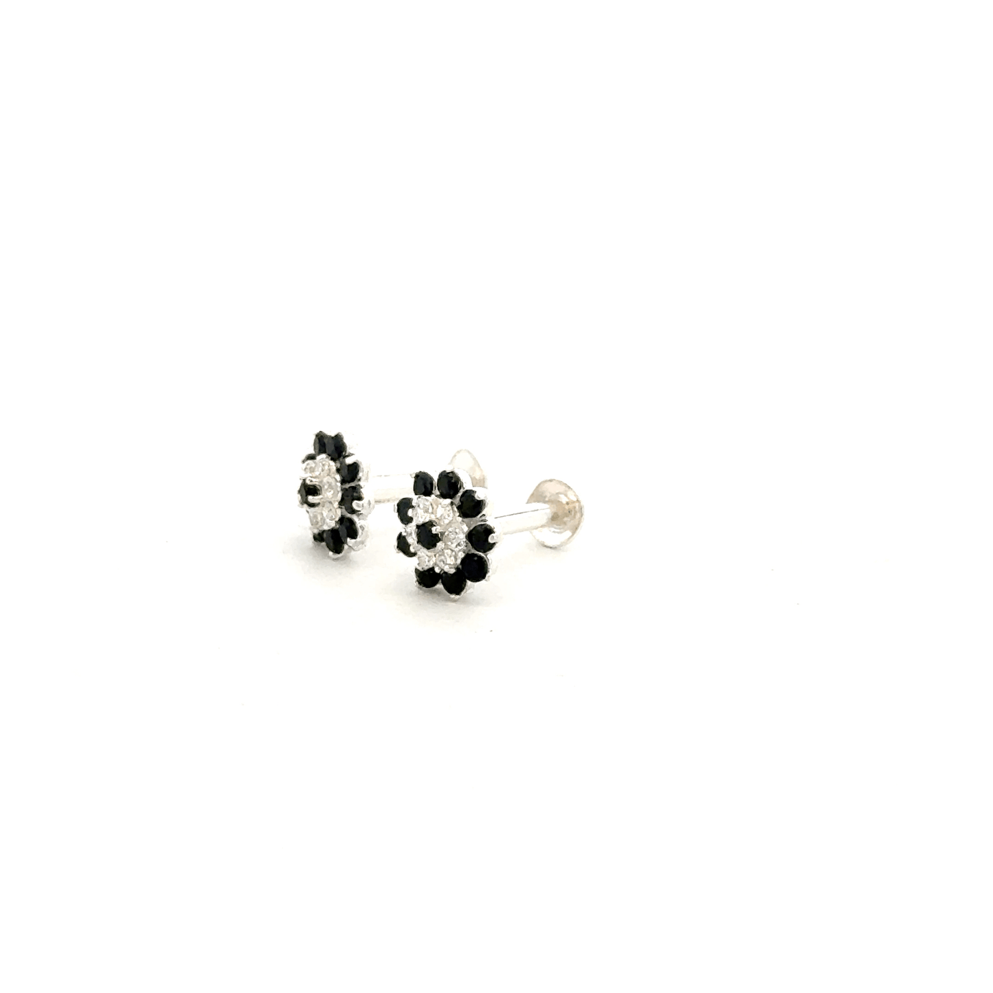 Multistone Black Second Earring