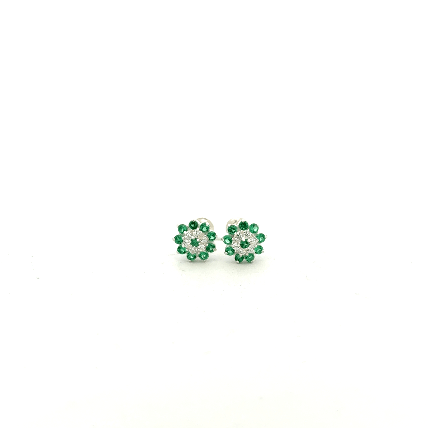 Multistone Green Second Earring