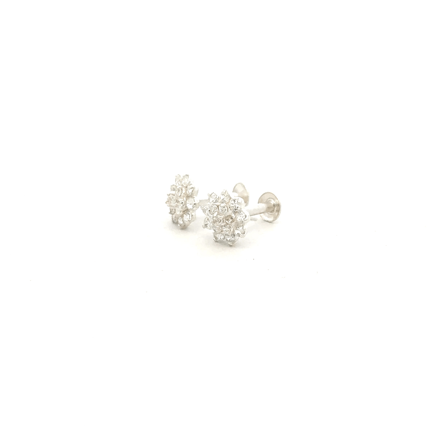 Multistone White Second Earring