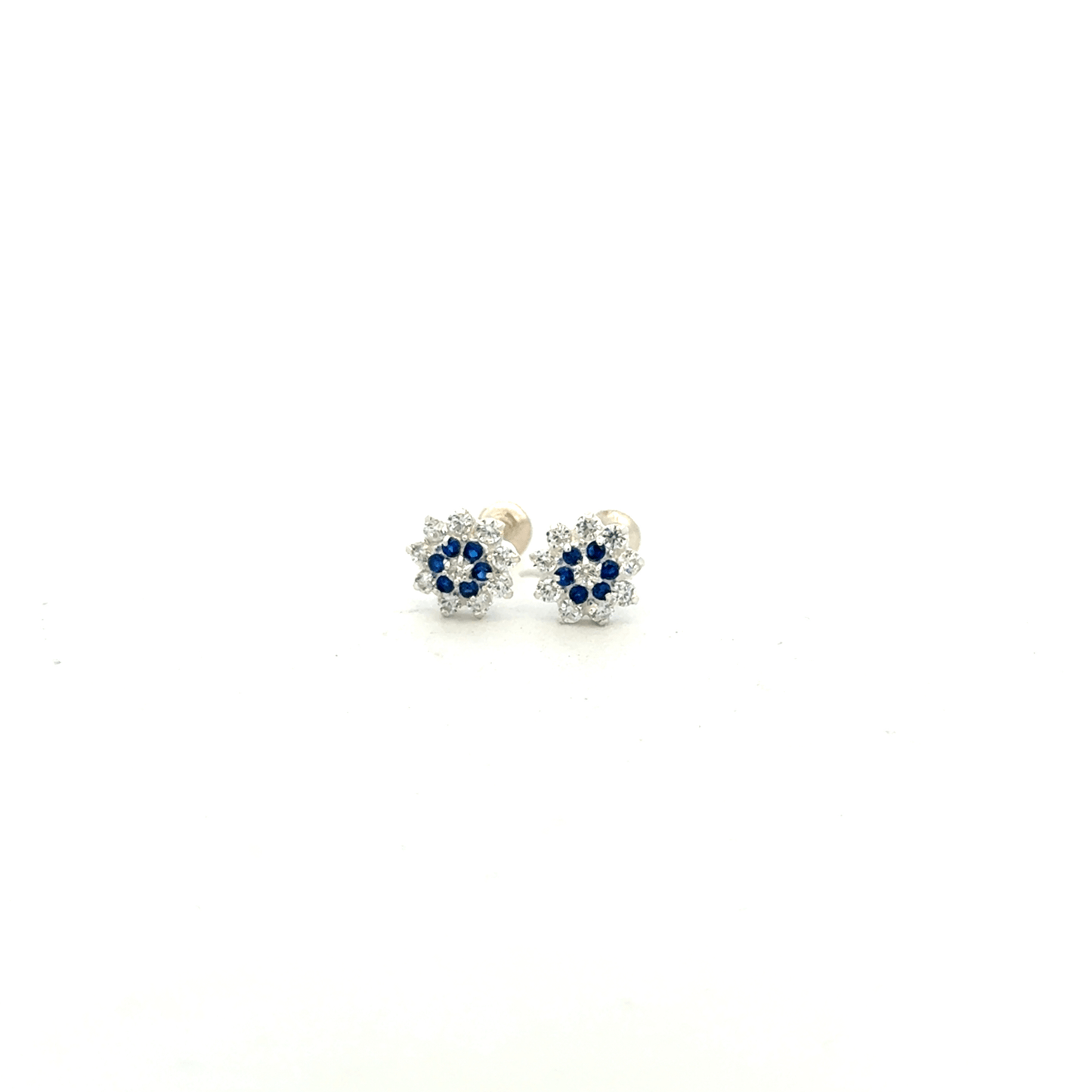 Multistone Blue Second Earring