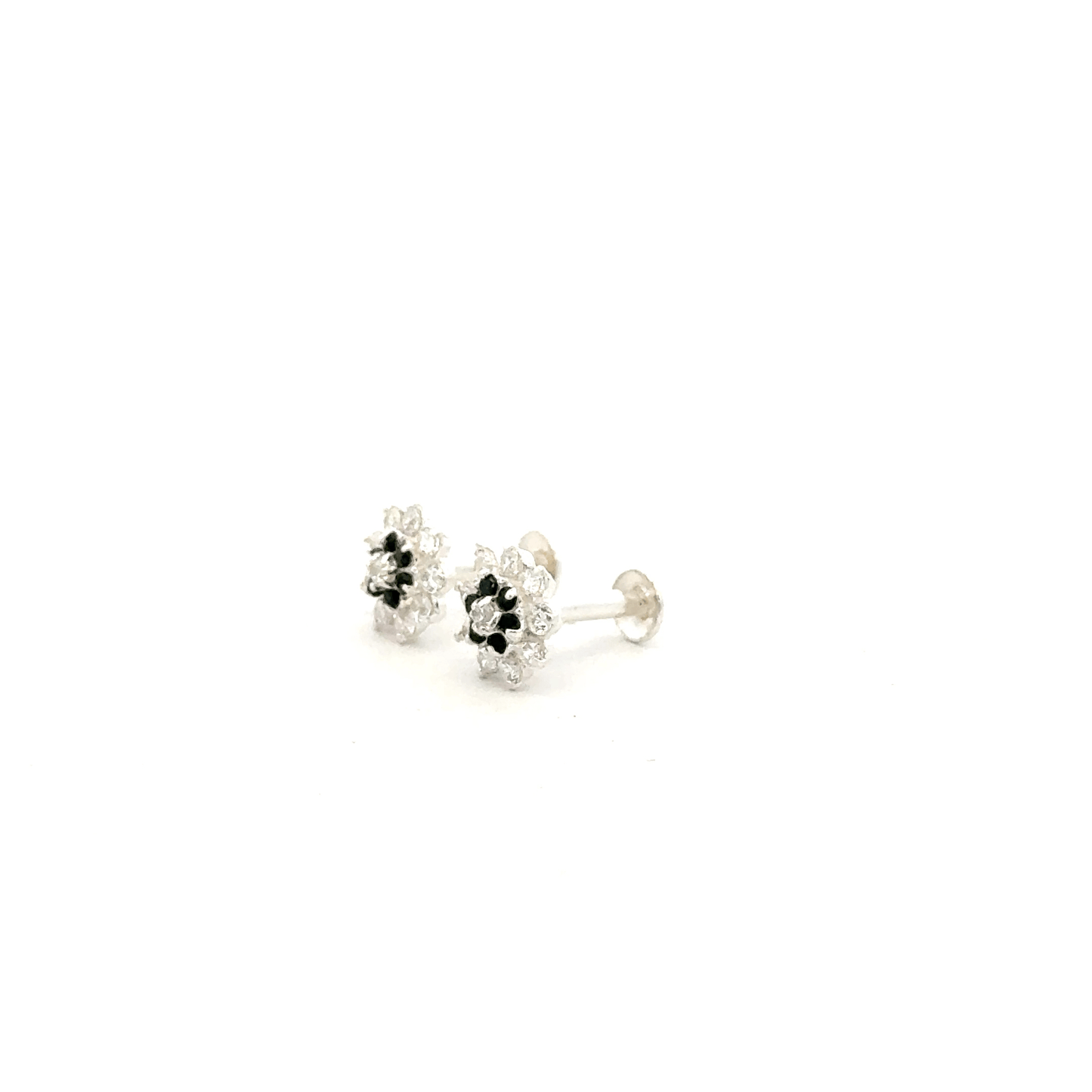 Multistone Black Second Earring