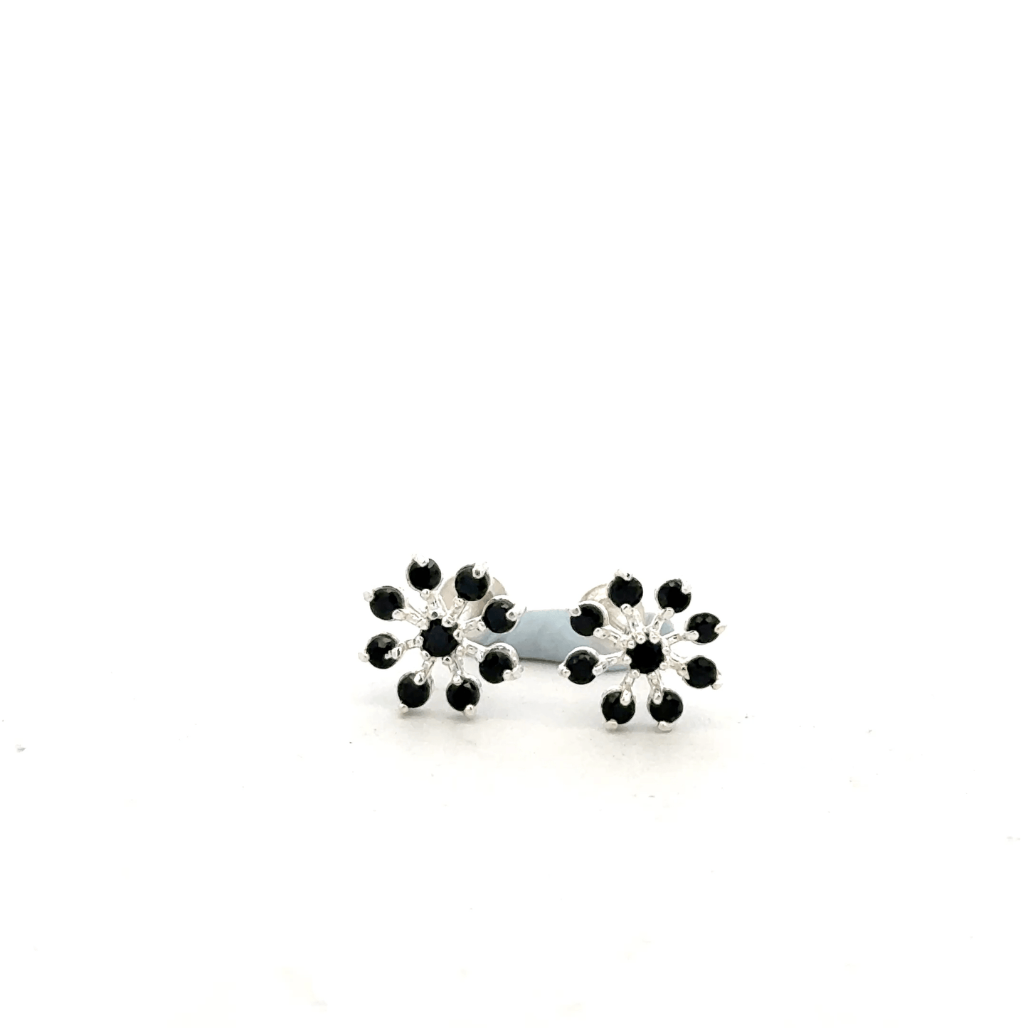 Multistone Black Second Earrings