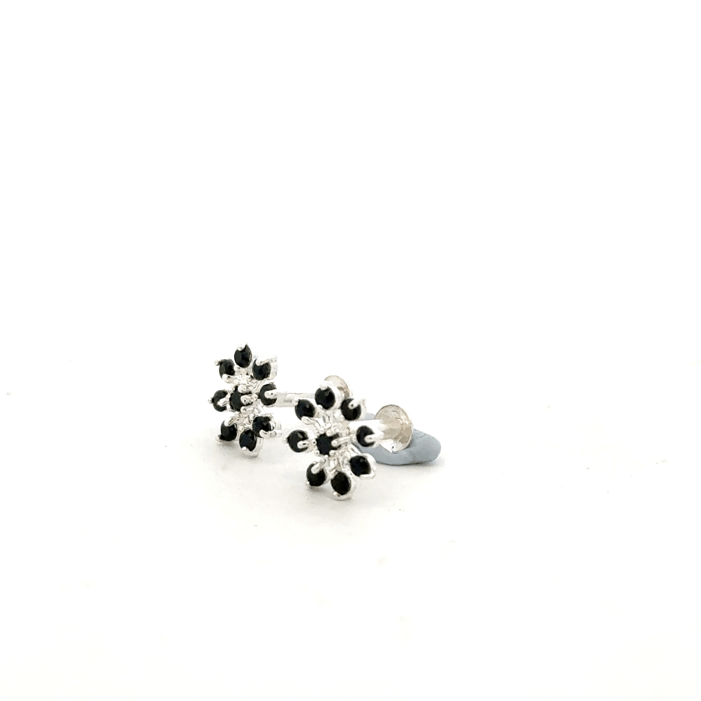Multistone Black Second Earrings