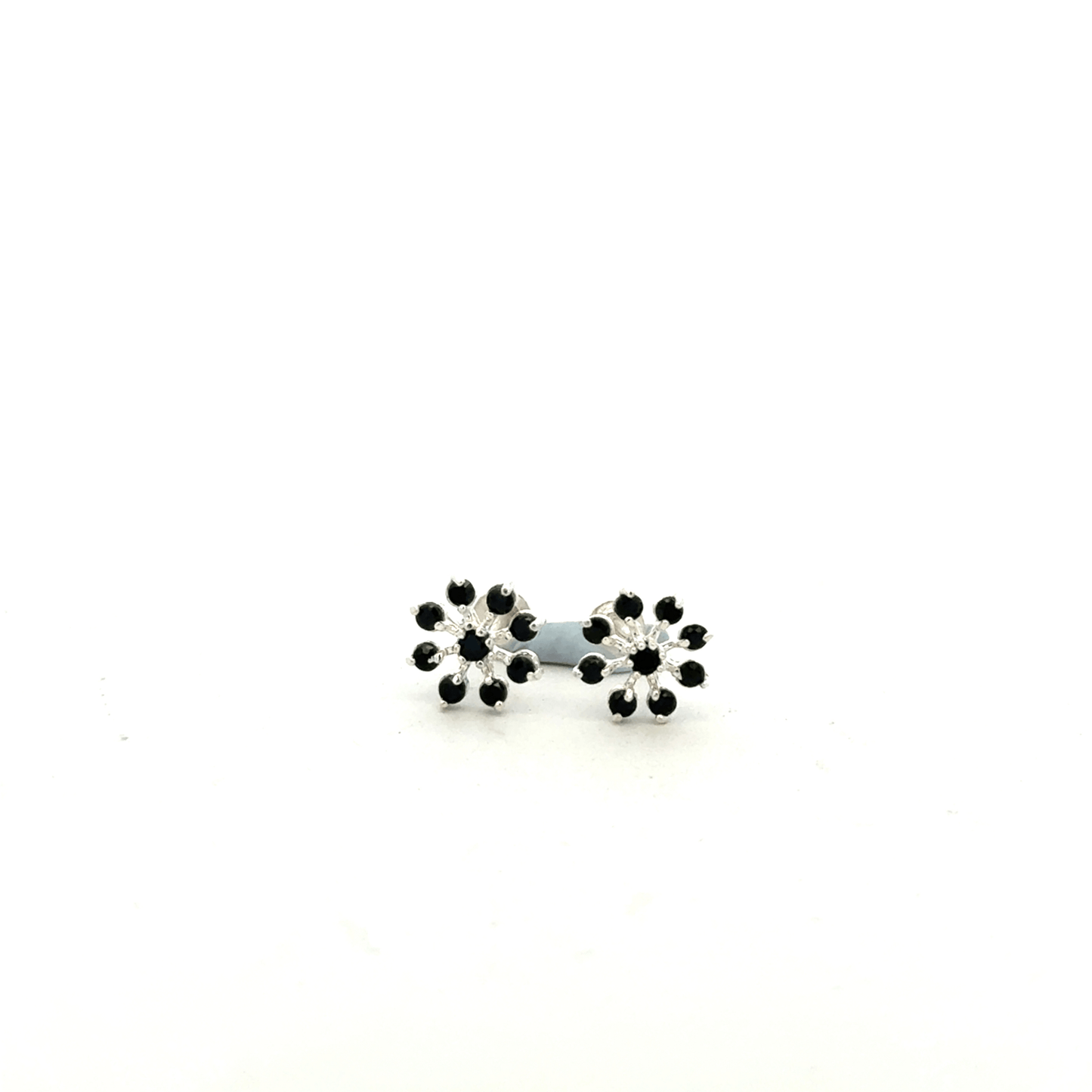 Multistone Black Second Earrings